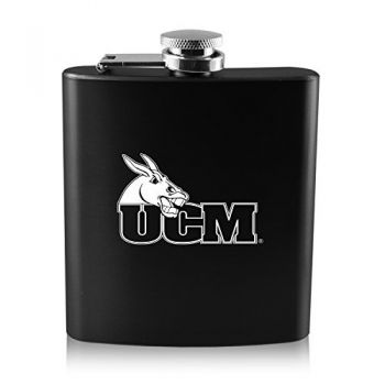 6 oz Stainless Steel Hip Flask - UCM Mules