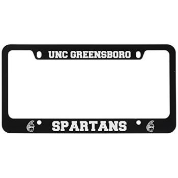Stainless Steel License Plate Frame - UNC Greensboro Spartans