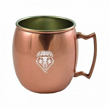 16 oz Stainless Steel Copper Toned Mug - UNM Lobos