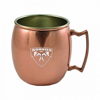 16 oz Stainless Steel Copper Toned Mug - St. Bonaventure Bonnies