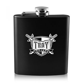 6 oz Stainless Steel Hip Flask - Troy Trojans