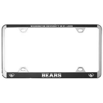 Stainless Steel License Plate Frame - Washington University in St. Louis