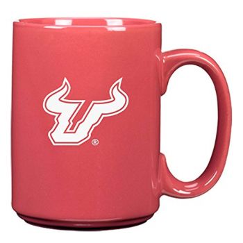 15 oz Ceramic Coffee Mug with Handle - South Florida Bulls