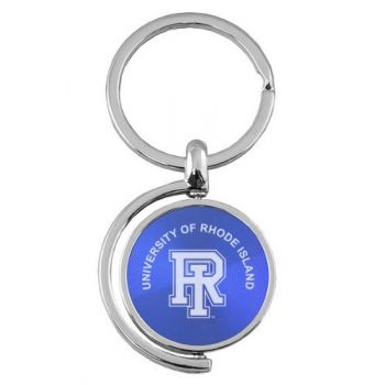 Spinner Round Keychain - Rhode Island Rams