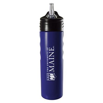 24 oz Stainless Steel Sports Water Bottle - Maine Bears