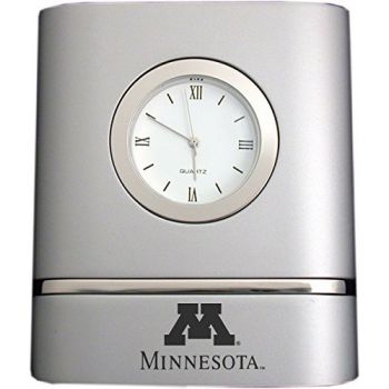 Modern Desk Clock - Minnesota Gophers