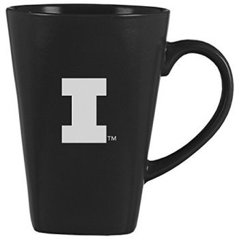 14 oz Square Ceramic Coffee Mug - Illinois Fighting Illini