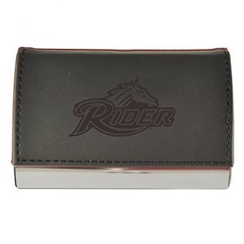PU Leather Business Card Holder - Rider Broncos