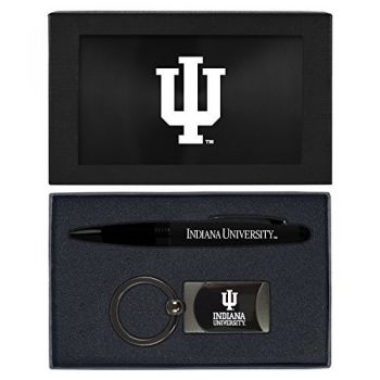 Prestige Pen and Keychain Gift Set - Indiana Hoosiers