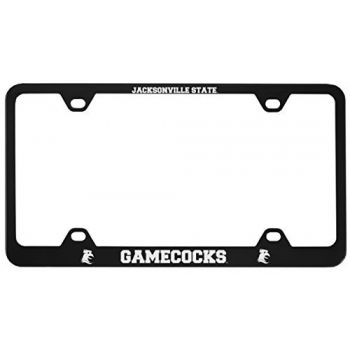 Stainless Steel License Plate Frame - Jacksonville State Gamecocks