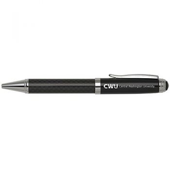Carbon Fiber Ballpoint Twist Pen - Central Washington Wildcats