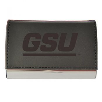 PU Leather Business Card Holder - Georgia State Panthers
