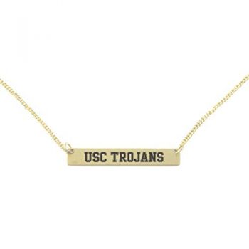 Brass Bar Bracelet - USC Trojans