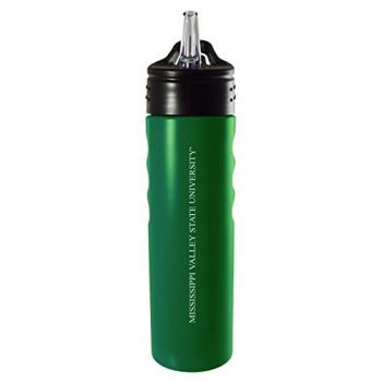 24 oz Stainless Steel Sports Water Bottle - Mississippi Valley State Bulldogs