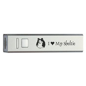 Quick Charge Portable Power Bank 2600 mAh  - I Love My Sheltie