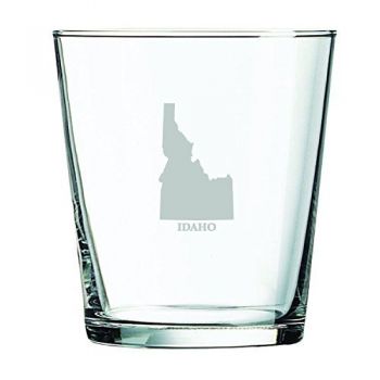 13 oz Cocktail Glass - Idaho State Outline - Idaho State Outline