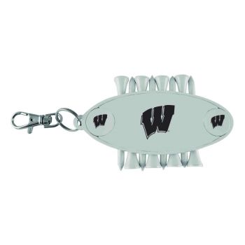 Caddy Bag Tag Golf Accessory - Wisconsin Badgers