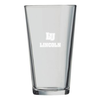 16 oz Pint Glass  - Lincoln University Tigers