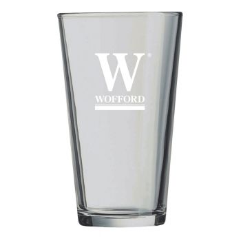 16 oz Pint Glass  - Wofford Terriers