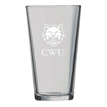 16 oz Pint Glass  - Central Washington Wildcats