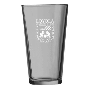 16 oz Pint Glass  - Loyola Ramblers