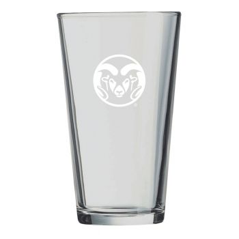 16 oz Pint Glass  - Colorado State Rams