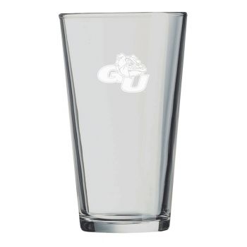 16 oz Pint Glass  - Gonzaga Bulldogs