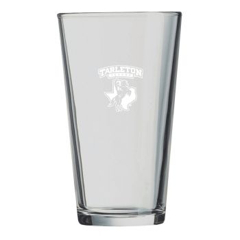 16 oz Pint Glass  - Tarleton State Texans