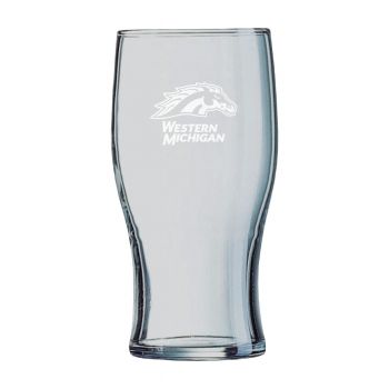 19.5 oz Irish Pint Glass - Western Michigan Broncos