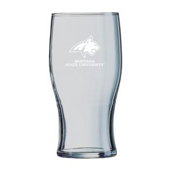 19.5 oz Irish Pint Glass - Montana State Bobcats