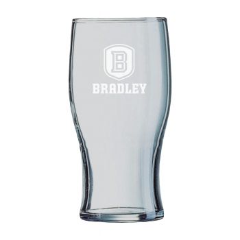 19.5 oz Irish Pint Glass - Bradley Braves