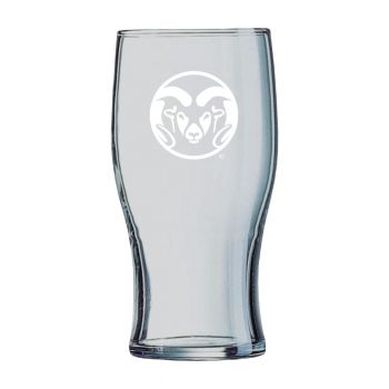 19.5 oz Irish Pint Glass - Colorado State Rams