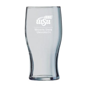 19.5 oz Irish Pint Glass - Wichita State Shocker