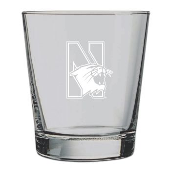 13 oz Cocktail Glass - Northwestern Wildcats