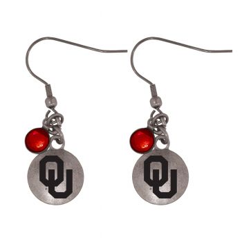 NCAA Charm Earrings - Oklahoma Sooners