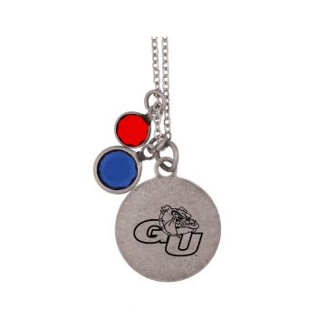 NCAA Charm Necklace - Gonzaga Bulldogs