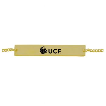 Brass Bar Bracelet - UCF Knights