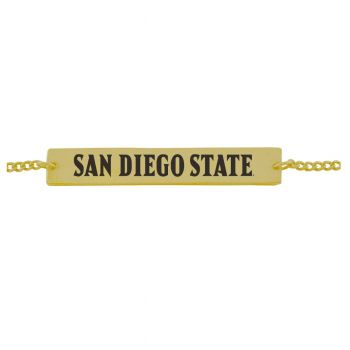Brass Bar Bracelet - SDSU Aztecs