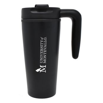 16 oz Insulated Tumbler with Handle - Montevallo Falcons