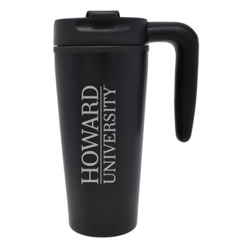 16 oz Insulated Tumbler with Handle - Howard Bison