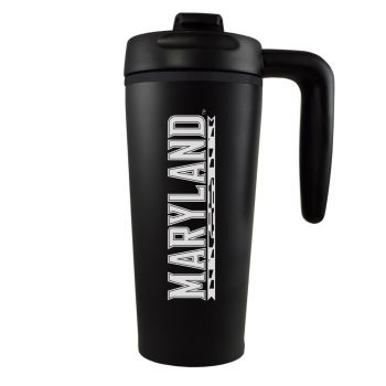 16 oz Insulated Tumbler with Handle - Maryland Terrapins