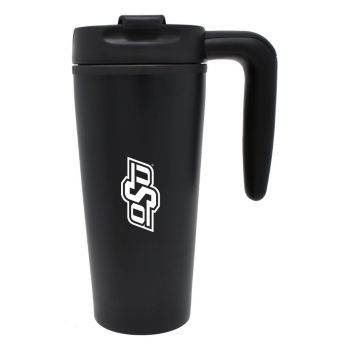 16 oz Insulated Tumbler with Handle - Oklahoma State Bobcats