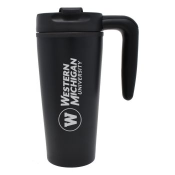 16 oz Insulated Tumbler with Handle - Western Michigan Broncos