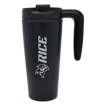 16 oz Insulated Tumbler with Handle - Rice Owls