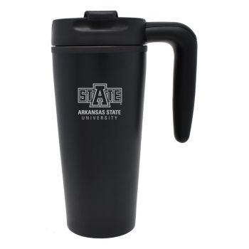 16 oz Insulated Tumbler with Handle - Arkansas State Red Wolves
