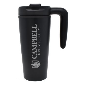 16 oz Insulated Tumbler with Handle - Campbell Fighting Camels