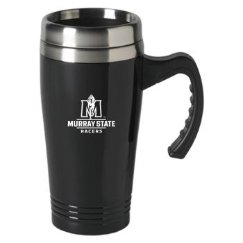 16 oz Stainless Steel Coffee Mug with handle - Murray State Racers