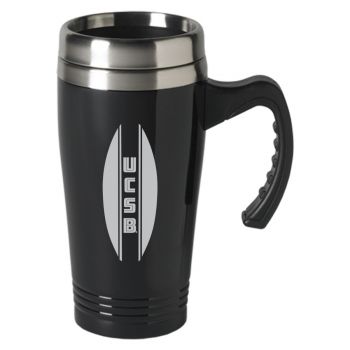 16 oz Stainless Steel Coffee Mug with handle - UCSB Gauchos