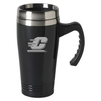 16 oz Stainless Steel Coffee Mug with handle - Central Michigan Chippewas
