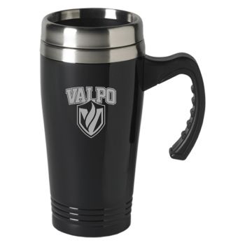 16 oz Stainless Steel Coffee Mug with handle - Valparaiso Crusaders